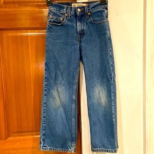 EUC! Vintage Levi’s 569 boys size 9 slim, loose straight fit blue denim jeans!